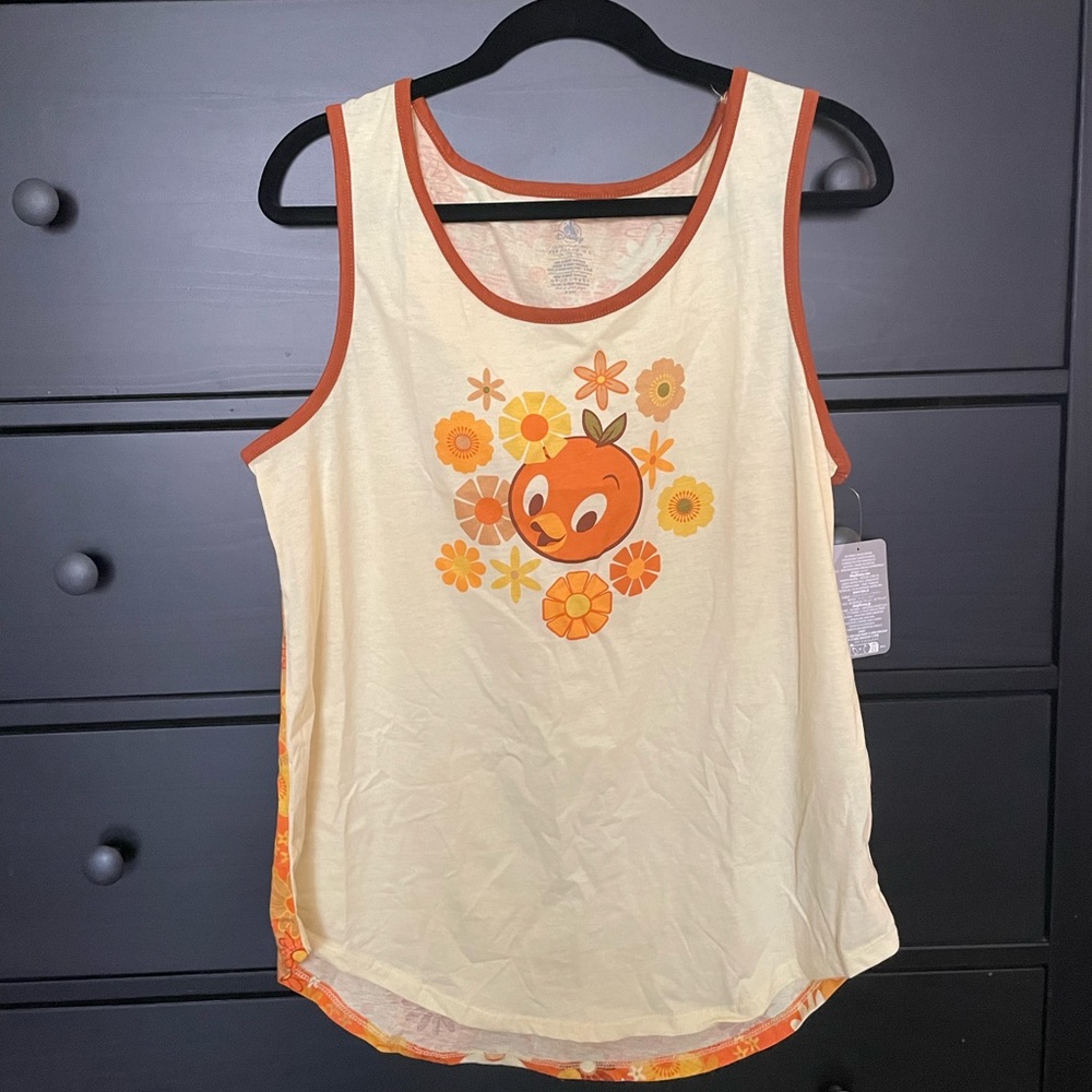 NWT Disney Orange Bird Tank Top - Size Large